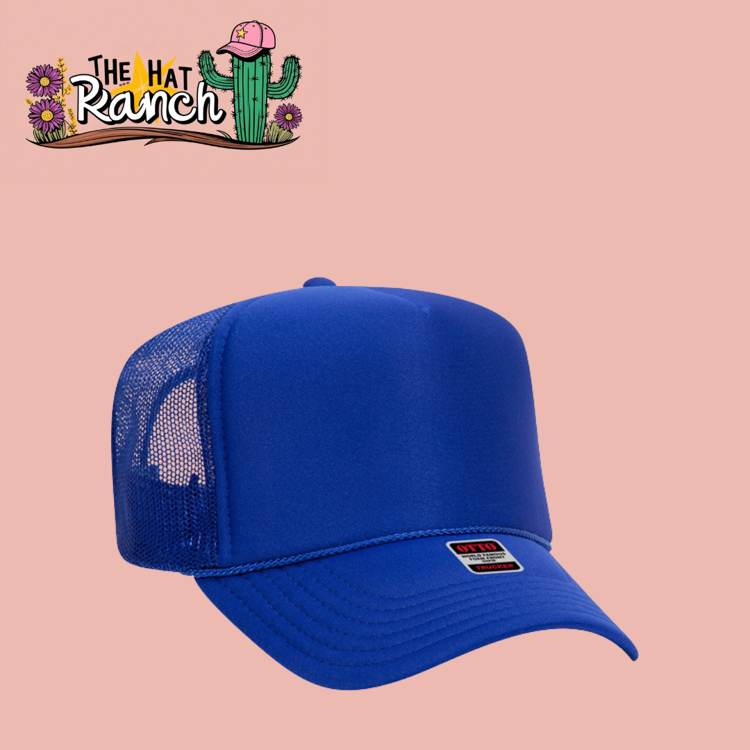 Royal Blue Trucker Hat