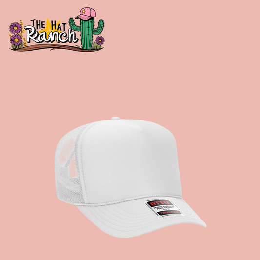 White Trucker Hat
