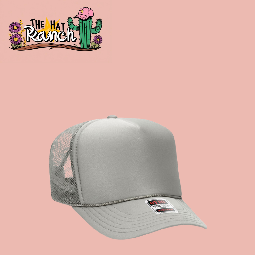 Gray Trucker Hat