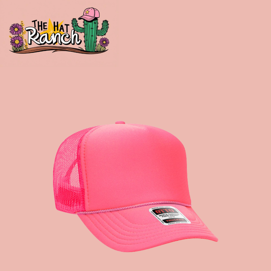 Neon Pink Trucker Hat