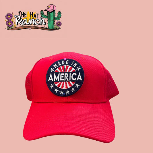 Cotton Made in America Trucker Hat