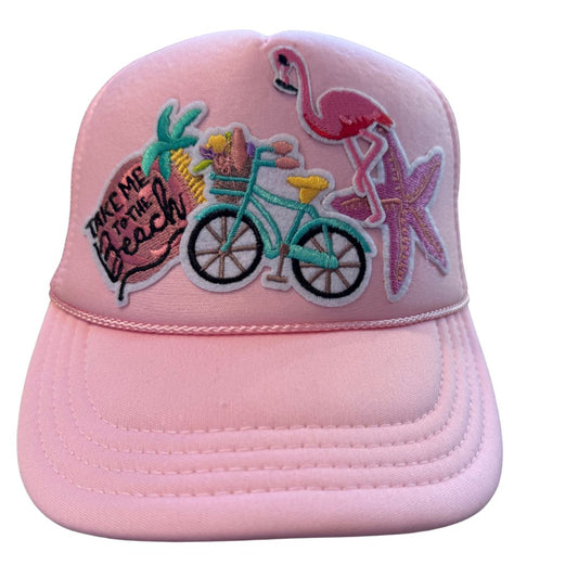 Pink Beach Hat
