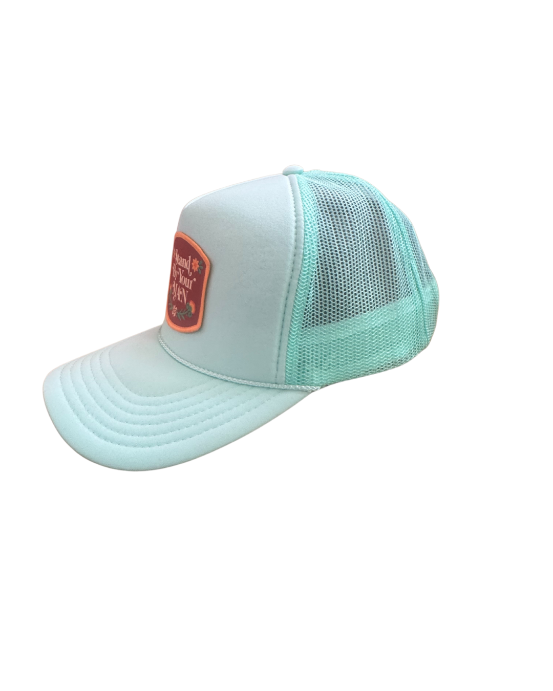 Grab and Go Sea Foam Stand By Your Man Trucker Hat