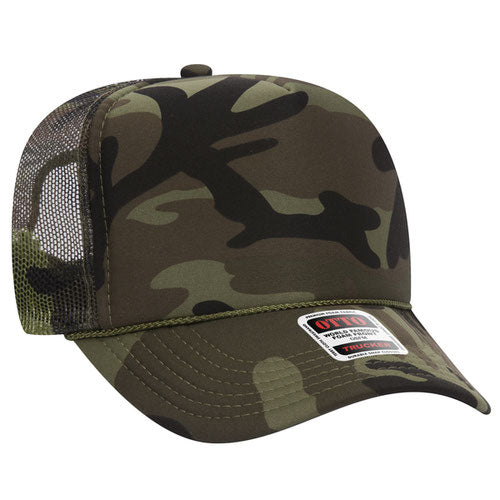 Green Camo Trucker Hat