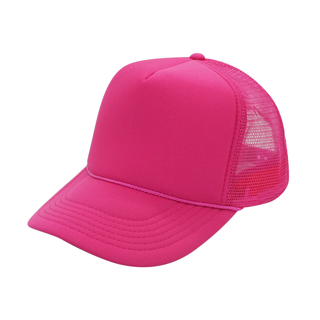 Hot Pink-Turtle, Flower, Leaf, Heart Foam Trucker Hat