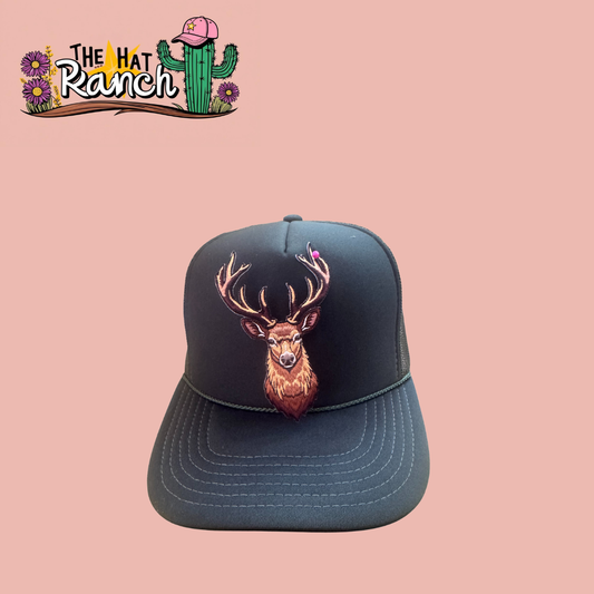 Buck Cotton Navy Trucker Hat
